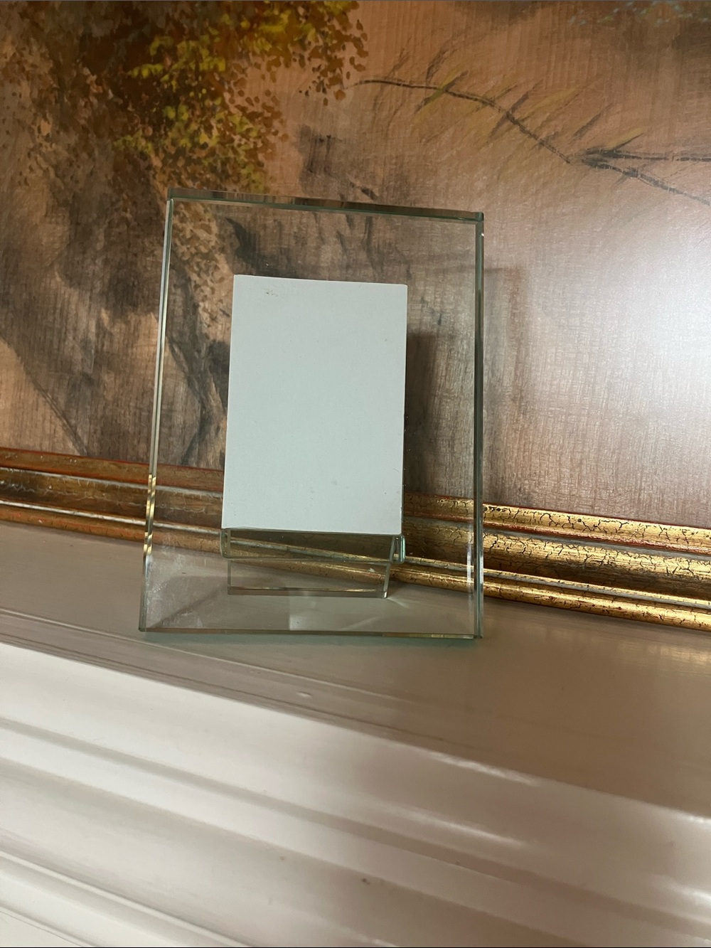 Tempered Glass Vertical Frame for 2”X3” Photo New in Box